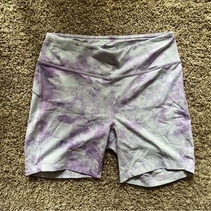 Outdoor Voices tie dye biker shorts size medium